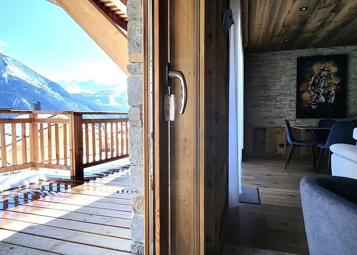 L'Estive En Vanoise, Gite Tout Confort 6-10 Pers, Coeur De Station, Terrasse Panoramique