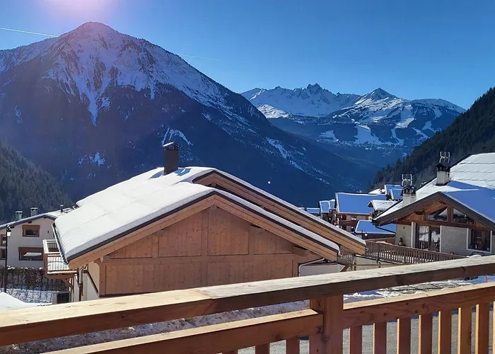 公寓 L'Estive En Vanoise, Gite Tout Confort 6-10 Pers, Coeur De Station, Terrasse Panoramique 拉普拉涅